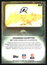 Omarion Hampton 2025 Topps Resurgence #VT-9 Voltaic