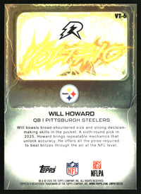 Will Howard 2025 Topps Resurgence #VT-6 Voltaic