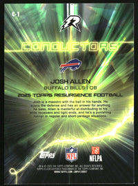 Josh Allen 2025 Topps Resurgence #C-1 Conductors