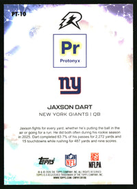 Jaxson Dart 2025 Topps Resurgence #PT-10 Protonyx