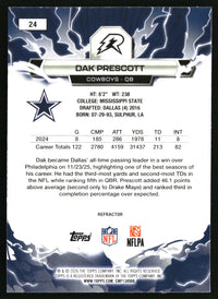 Dak Prescott 2025 Topps Resurgence #24 Refractor