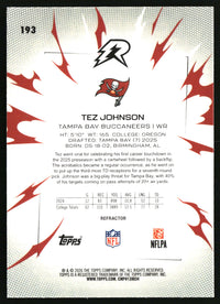 Tez Johnson 2025 Topps Resurgence #193 Refractor