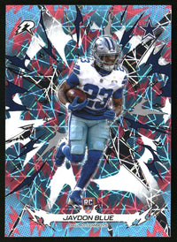 Jaydon Blue 2025 Topps Resurgence #125 Sky Blue & Pink Shock Refractor