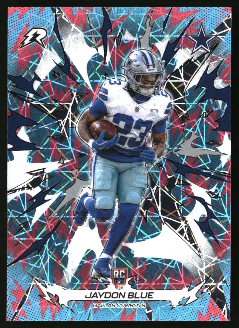 Jaydon Blue 2025 Topps Resurgence #125 Sky Blue & Pink Shock Refractor