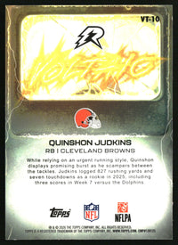 Quinshon Judkins 2025 Topps Resurgence #VT-10 Voltaic