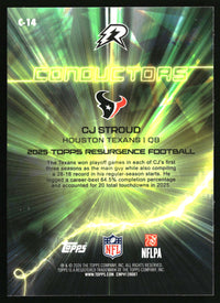 CJ Stroud 2025 Topps Resurgence #C-14 Conductors