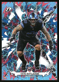 Tate Ratledge 2025 Topps Resurgence #131 Sky Blue & Pink Shock Refractor