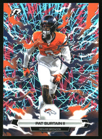 Pat Surtain II 2025 Topps Resurgence #30 Sky Blue & Pink Shock Refractor
