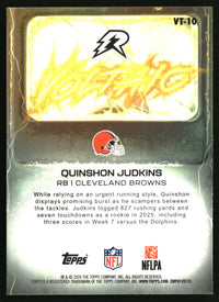 Quinshon Judkins 2025 Topps Resurgence #VT-10 Voltaic