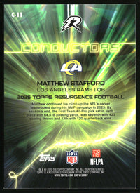 Matthew Stafford 2025 Topps Resurgence #C-11 Conductors