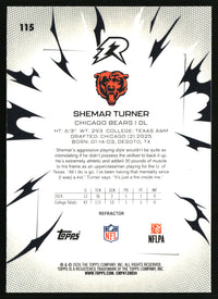 Shemar Turner 2025 Topps Resurgence #115 Refractor