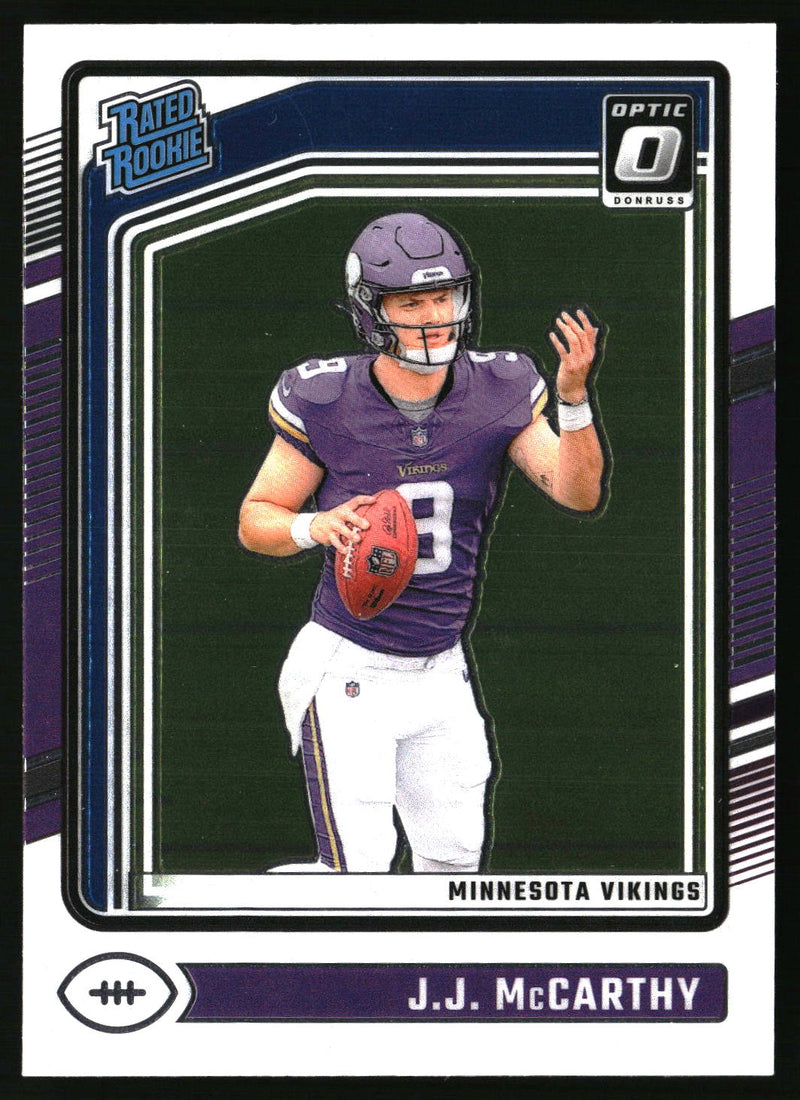 J.J. McCarthy #235 2024 Donruss Optic