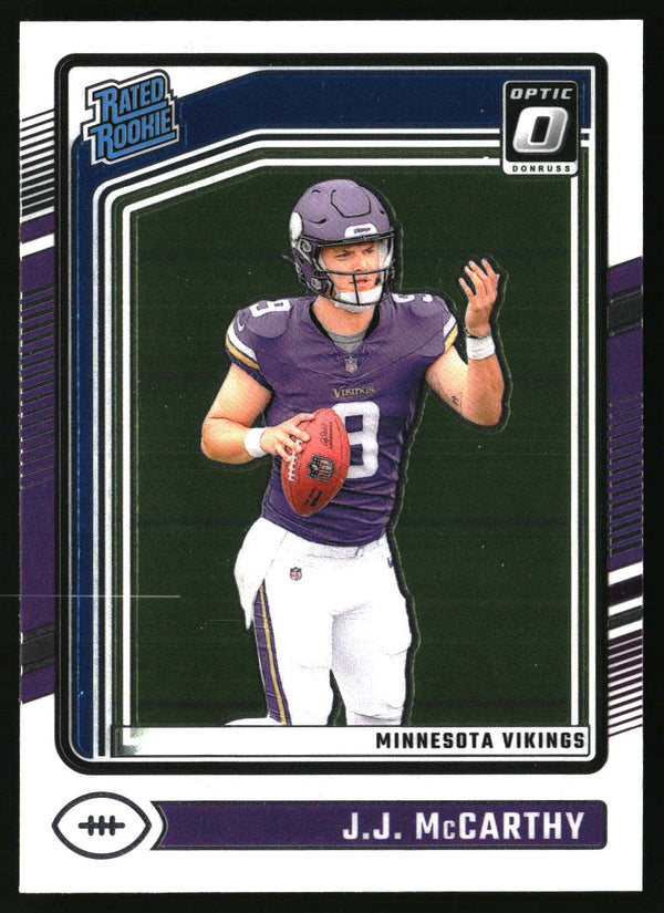 J.J. McCarthy #235 2024 Donruss Optic