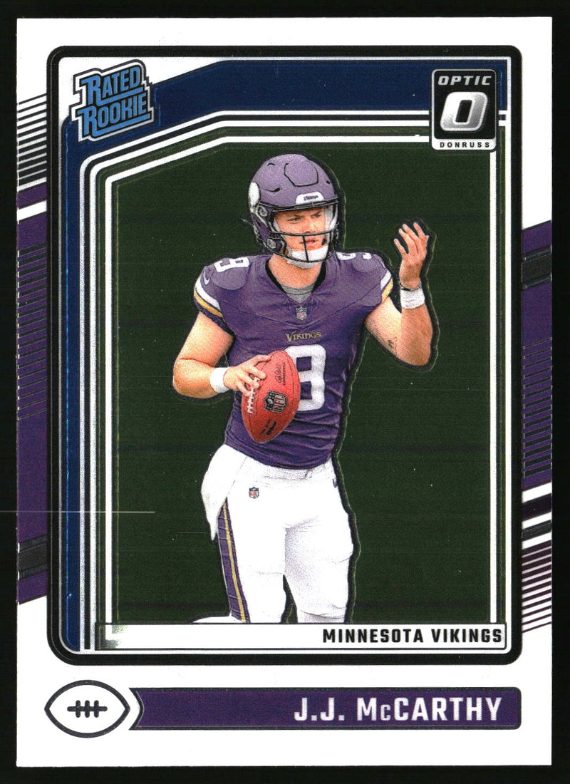 J.J. McCarthy #235 2024 Donruss Optic