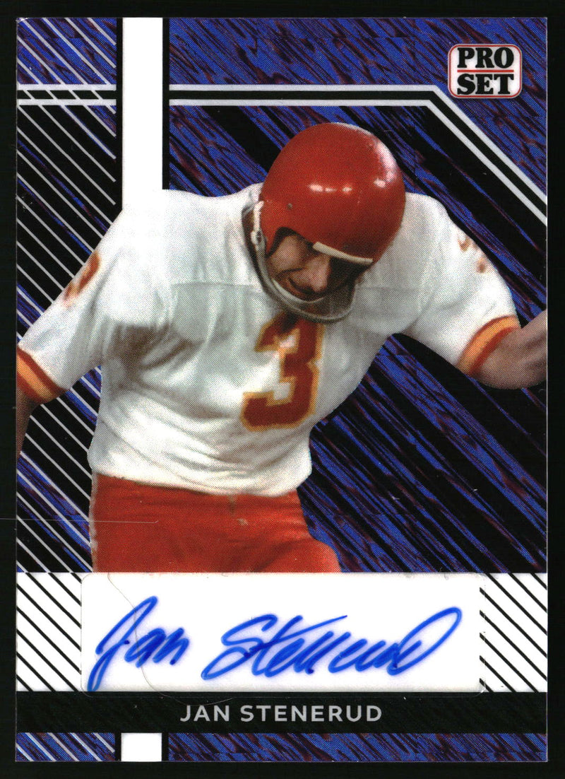 Jan Stenerud #PSA-JS1 2024 Leaf Collective - Pro Set Autographs Shimmer Purple