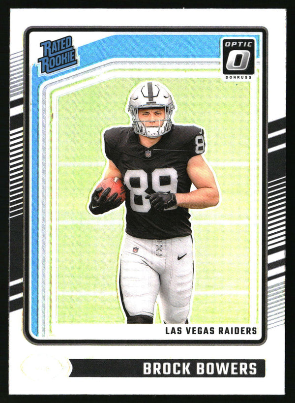 Brock Bowers #215 2024 Donruss Optic Holo