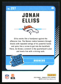 Jonah Elliss #257 2024 Donruss Optic