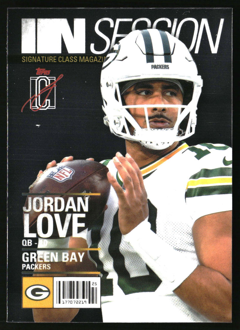Jordan Love #IS-11 2025 Topps Signature Class In Session