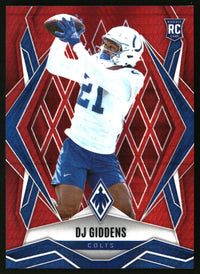 DJ Giddens #208 2025 Panini Phoenix Red Hyper Prizm