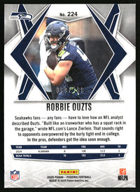 Robbie Ouzts #224 2025 Panini Phoenix Blue Hyper Prizm