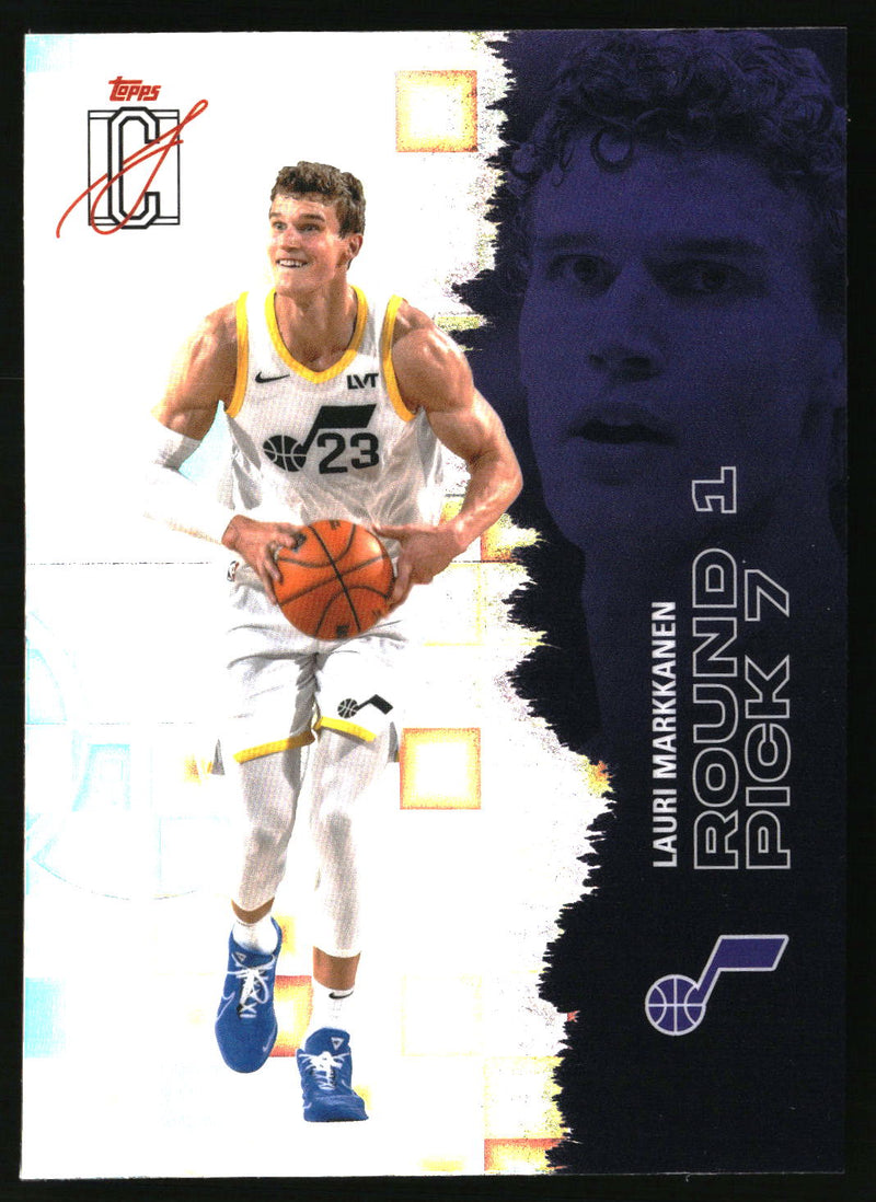 Lauri Markkanen 2025-26 Topps Signature Class #24 Chrome Pandora Refractors
