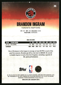 Brandon Ingram 2025-26 Topps Signature Class #36 Coral /299