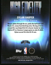 Dylan Harper 2025-26 Topps Signature Class #HF-2 High Fidelity