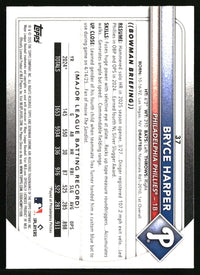 Bryce Harper 2025 Bowman Chrome #37 Mojo Refractors