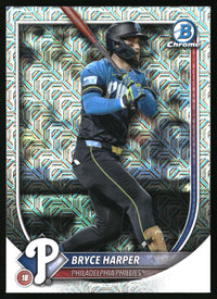Bryce Harper 2025 Bowman Chrome #37 Mojo Refractors