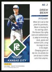 Drew Beam 2025 Panini Prospect Edition #2 Bronze SN