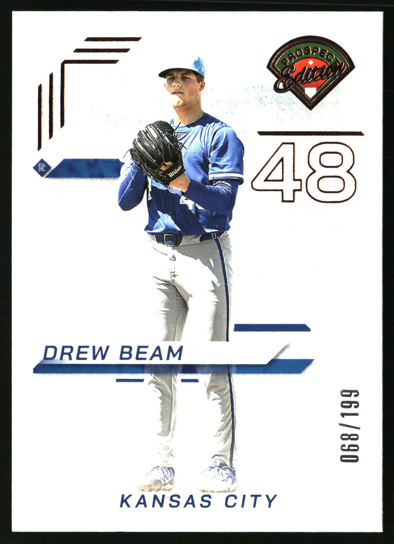 Drew Beam 2025 Panini Prospect Edition #2 Bronze SN