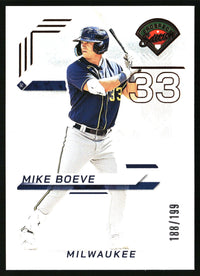 Mike Boeve 2025 Panini Prospect Edition #7 Bronze SN