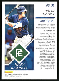 Colin Houck 2025 Panini Prospect Edition #36 Pink SN