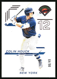 Colin Houck 2025 Panini Prospect Edition #36 Pink SN