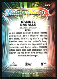 Samuel Basallo #FS-4 2026 Topps Chrome Future Stars