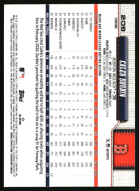 Caleb Durbin #209 2026 Topps Chrome Red White and Blue Refractors