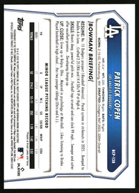 Patrick Copen #BCP-138 2026 Bowman Chrome Prospects Reptilian Refractor