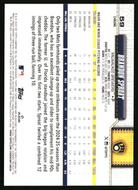 Brandon Sproat #59 2026 Topps Chrome Gold Raywave Refractors /50