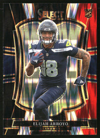 Elijah Arroyo 2025 Panini Select #114 Black and Red Prizm Shock