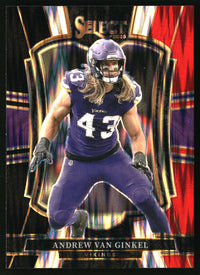 Andrew Van Ginkel 2025 Panini Select #164 Black and Red Prizm Shock