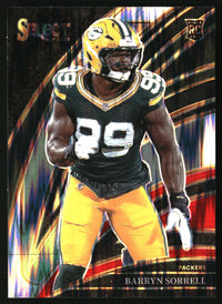 Barryn Sorrell 2025 Panini Select #268 Black and Red Prizm Shock Rookie
