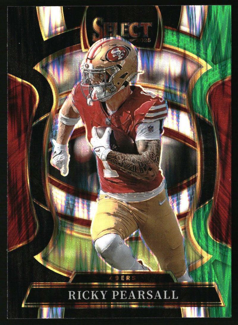 Ricky Pearsall 2025 Panini Select #16 Black and Green Prizm Shock