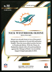 Nick Westbrook-Ikhine 2025 Panini Select #282 Red and Blue Prizm Shock