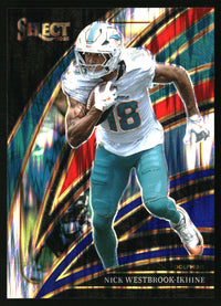 Nick Westbrook-Ikhine 2025 Panini Select #282 Red and Blue Prizm Shock