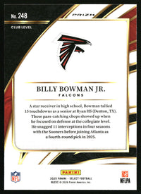 Billy Bowman Jr. 2025 Panini Select #248 Red and Blue Prizm Shock