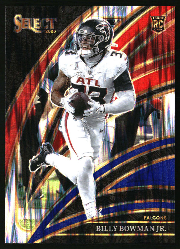Billy Bowman Jr. 2025 Panini Select #248 Red and Blue Prizm Shock