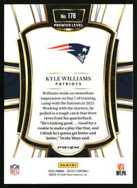Kyle Williams 2025 Panini Select #178 Green and Yellow Prizm Shock