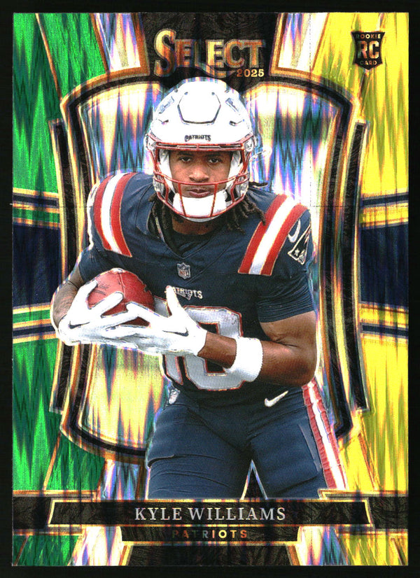 Kyle Williams 2025 Panini Select #178 Green and Yellow Prizm Shock