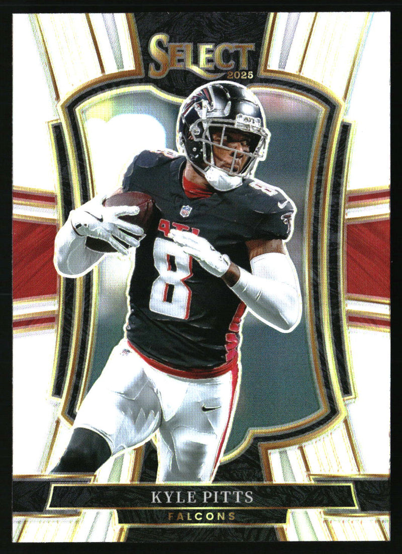 Kyle Pitts 2025 Panini Select #147 Silver Prizm