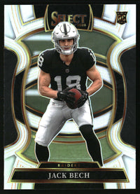 Jack Bech 2025 Panini Select #6 Silver Prizm RC